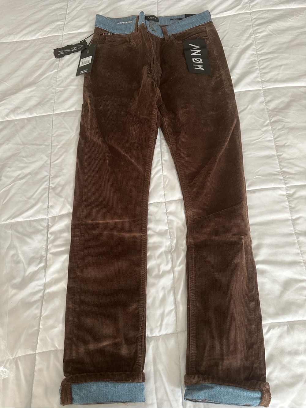 Men'sANOM BEACH LINE CARAMEL CORDUROY PANTS 32